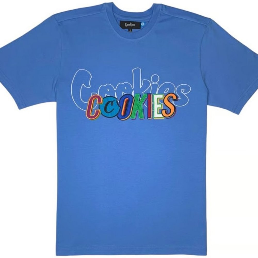 Cookies On The Block Jersey Knit (Sky Blue) CM232KST04